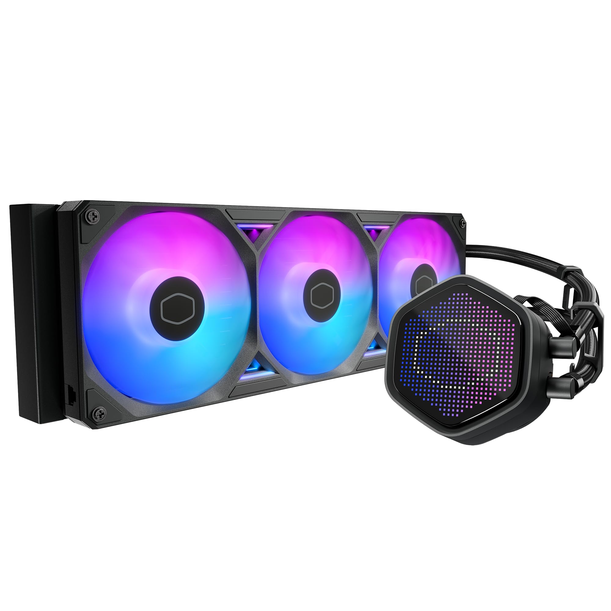 PC用ファン・クーラー Cooler Master ML 360 Atmos II Pixel LED Amazon.com: Cooler Master Atmos II 360 Pixel LED AIO CPU Liquid